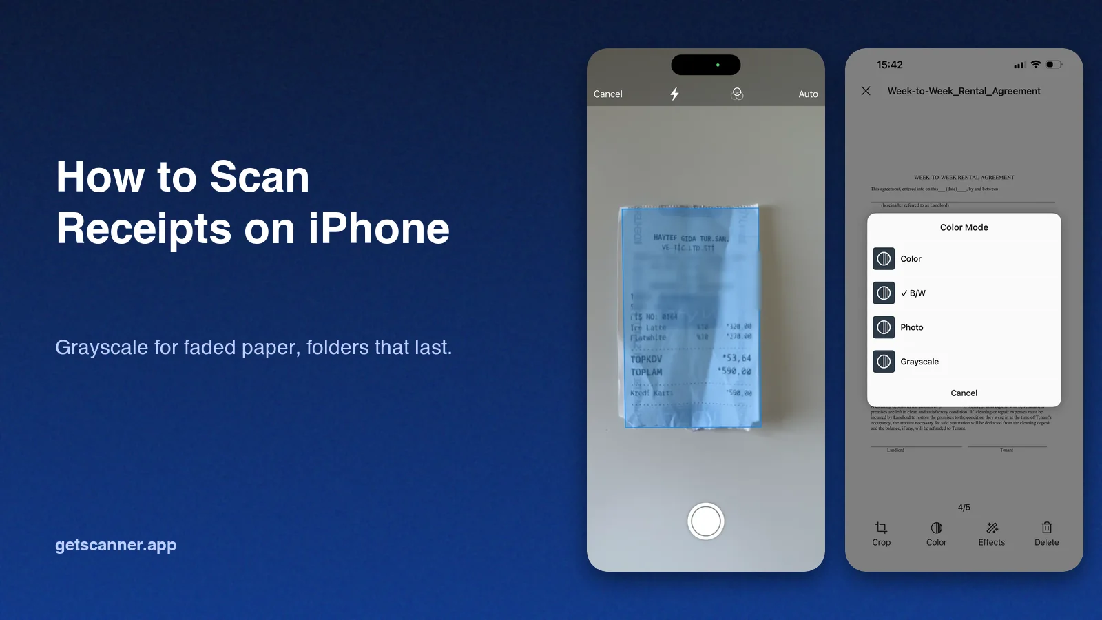 How to scan receipts on iPhone and keep them organized